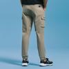 CHALLENGER Men'S Nylon Spandex Out-Pocket Cargo Jogger Pants Beige