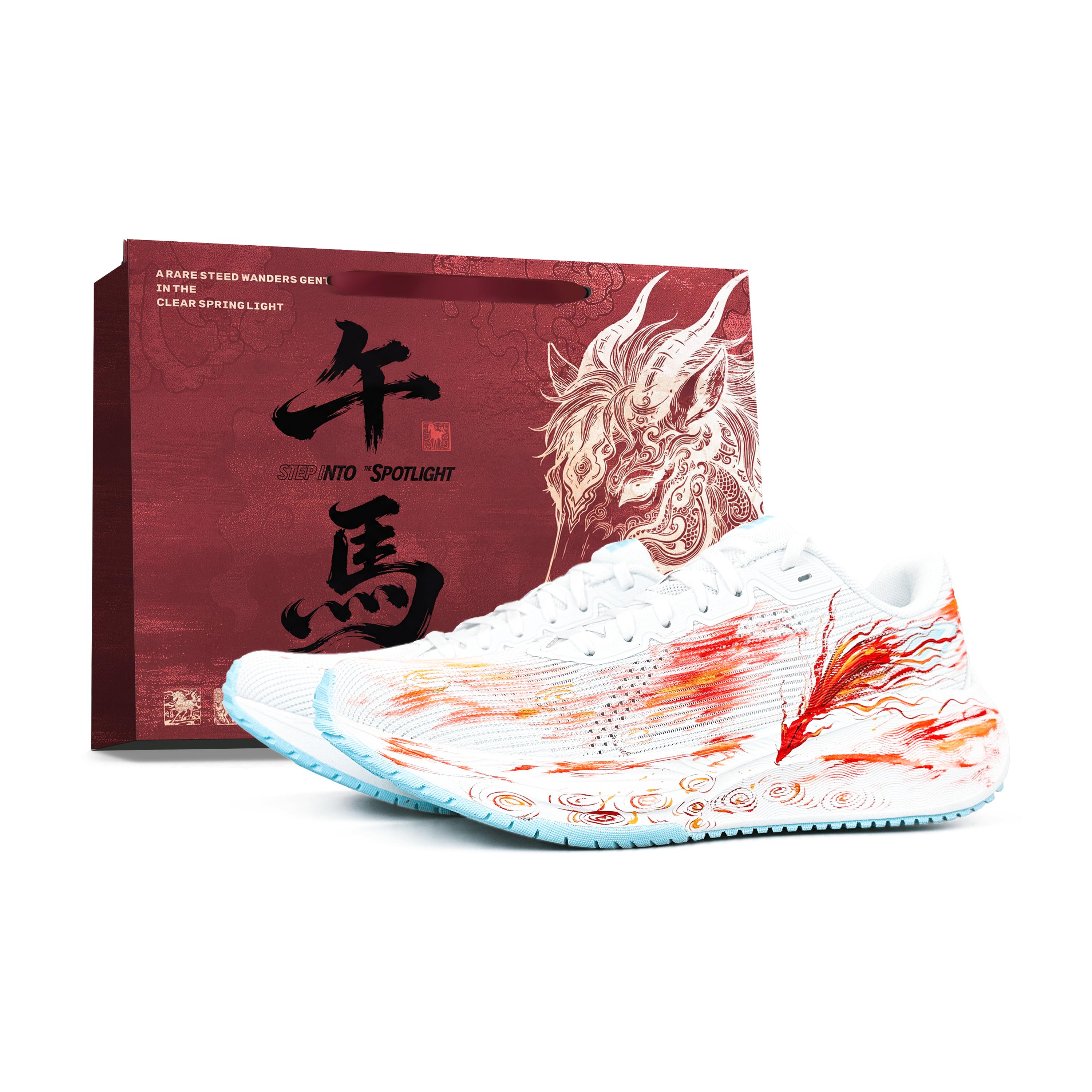 Li Ning Wuyue Амортизирующие Низкие Спортивные Кроссовки Мужские Красный Белый ARSU009-7(Team537-2.0LD) 39