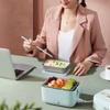Leak-proof Electric Lunch Box Divided Heated Lunch Box  Office Worker