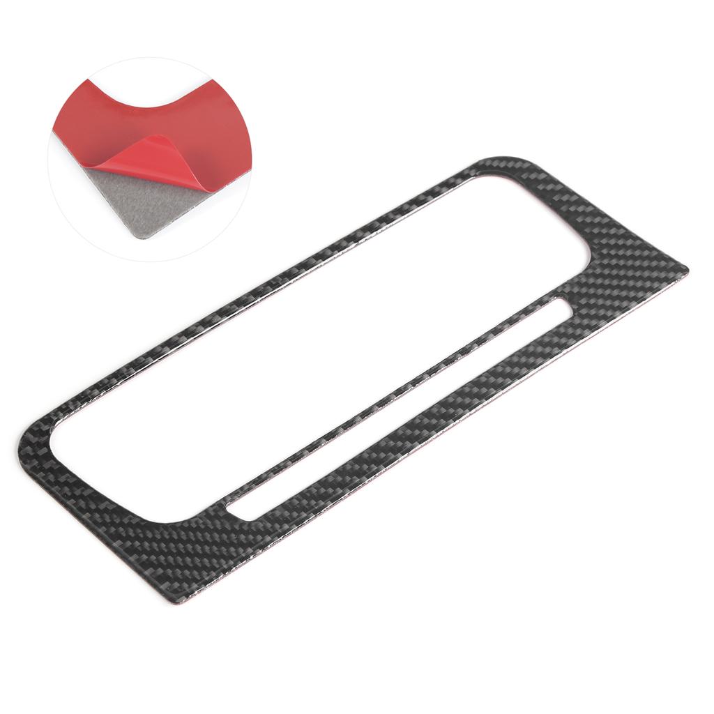 Central Control Air Vent Cover Trim Soft Carbon Fiber Sticker Decoration Fit for V60 S60