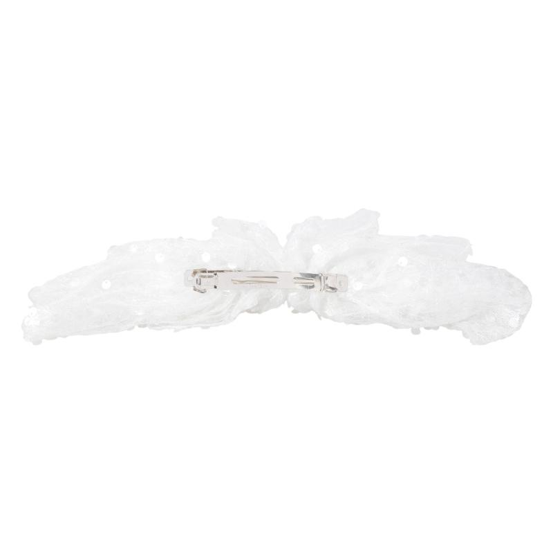 Cute Style Sequins Bowknot Shape Hair Claw Summer Hair Accessories for Women High Ponytail Party Anti-Slip Hairpins