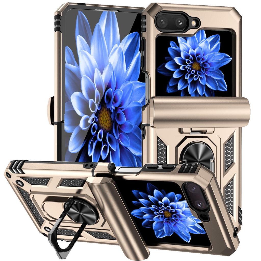Samsung Z FLIP6 Stoßfeste Soldatenhülle: Stoßfeste & Rundum-Schutzhülle für FLIP5