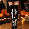 Halloween Skeleton Socks Costume Accessory Bone Long Tube Stockings Thigh High for Performance