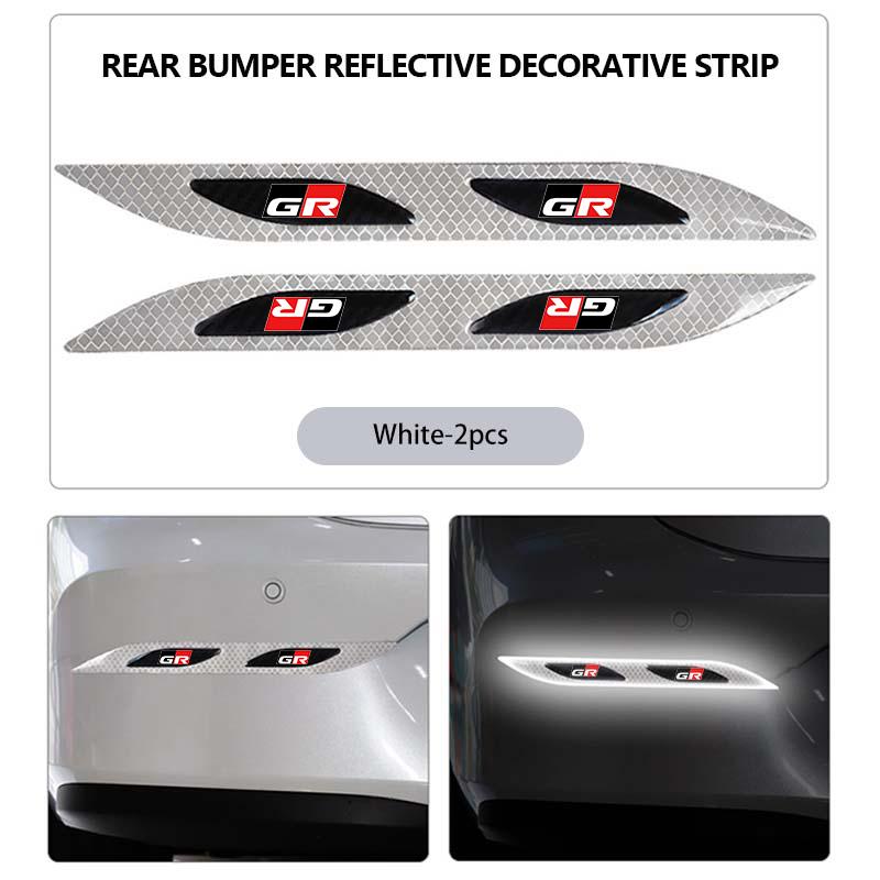 Car Door Sticker Safety Warning Reflector Sticker Reflective Strip Auto Exterior Accessories For Toyota Yaris Corolla Rav4 CHR
