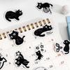 45pcs Kawaii Little Black Cat Decorative Boxed Stickers Scrapbooking Label Diary Stationery Album Phone Journal Planner