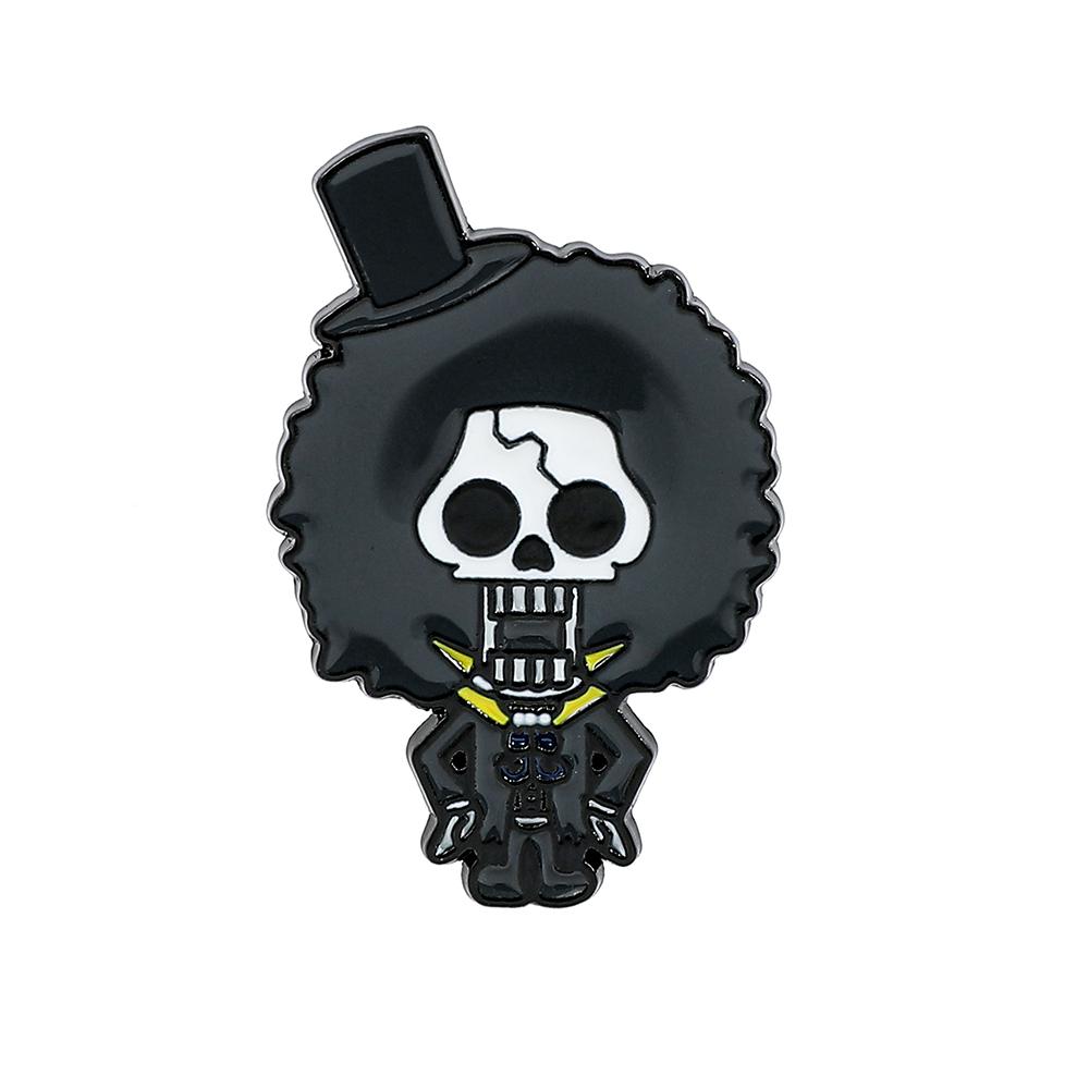 Anime ONE PIECE Roronoa Zoro Brooch Enamel Pin - Creative Hot Blooded Metal Badge for Backpack And Clothing Accessories