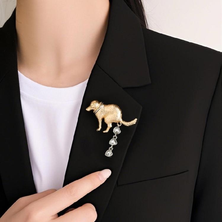 Fashionable Dog Poop Brooch Adornment Designed for Comfort and Durability Enhances Your Look with a Touch of Humor