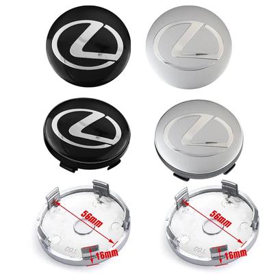 4pcs 56/60mm Car Wheel Center Hub Caps Tire Rim Covers Accessories For IS200 IS250 RX350 RX GX460 NX200 NX GS430 ES RX300