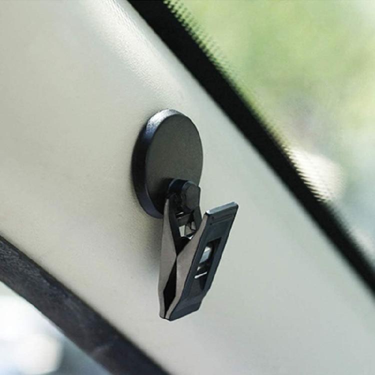 2 Pezzi Clip Porta Oggetti Adesiva Antiscivolo per Auto con Meccanismo a Molla Previene la Caduta degli Oggetti su Strade Dissestate per una Maggiore Sicurezza