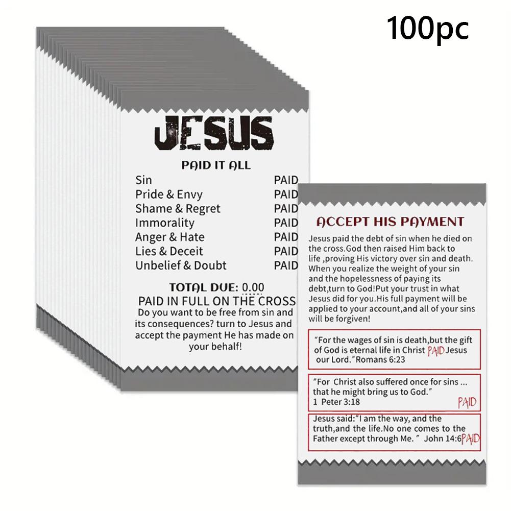 Pocket Little Jesus Bible Christian Tracts Non-Fade Bible Christian Flyer Small Prayer Postcard for Men Women Teens Prayer Gifts