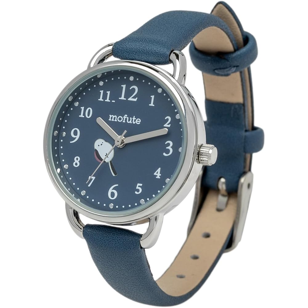 Fieldwork Yukichan Analog Women s Watch Navy Faux Leather Band Simple Casual Design