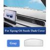 For Xpeng G6  2024 2025 Car Dash Cover Suede Dashboard Pad Dashmat Mat Interior Sunshade Non-slip Dustproof Protector Cover