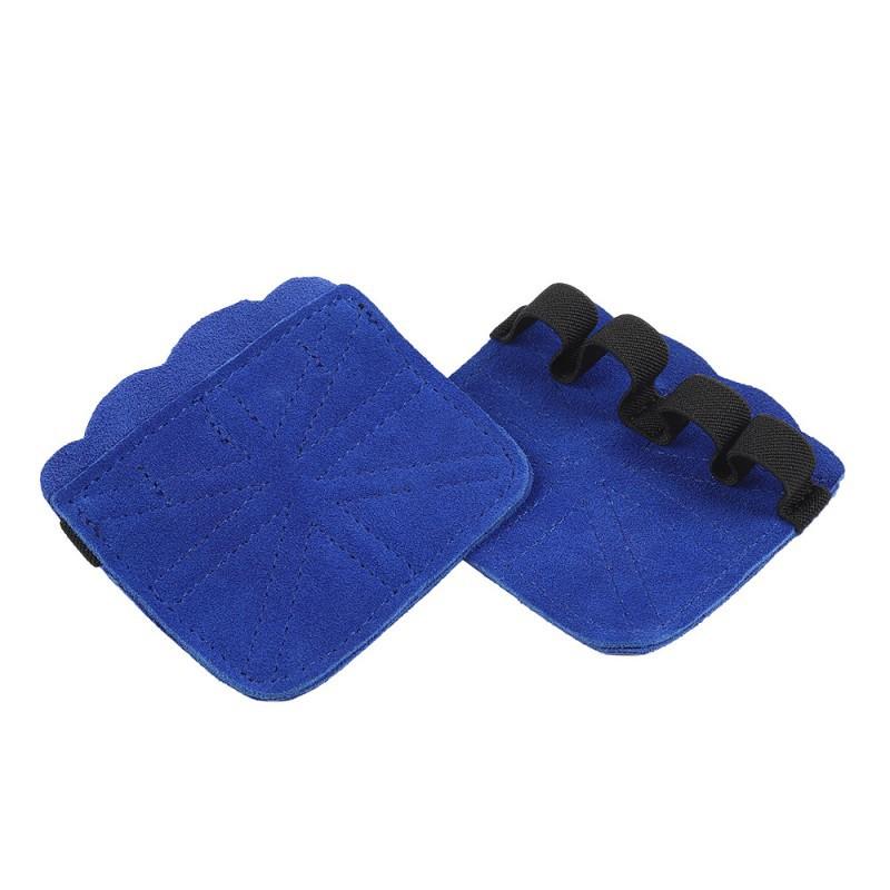 

Wristband Men Women s Equipment Horizontal Bar Exercise Training Cowhide Feet Adult Fitness Anti-slip Gloves Sports Iron To Prevent Cocoons темно-синього кольору