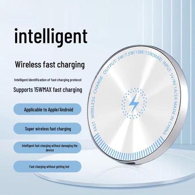 15W Fast Wireless Charger for Apple & Android Devices - Universal Desktop Charging