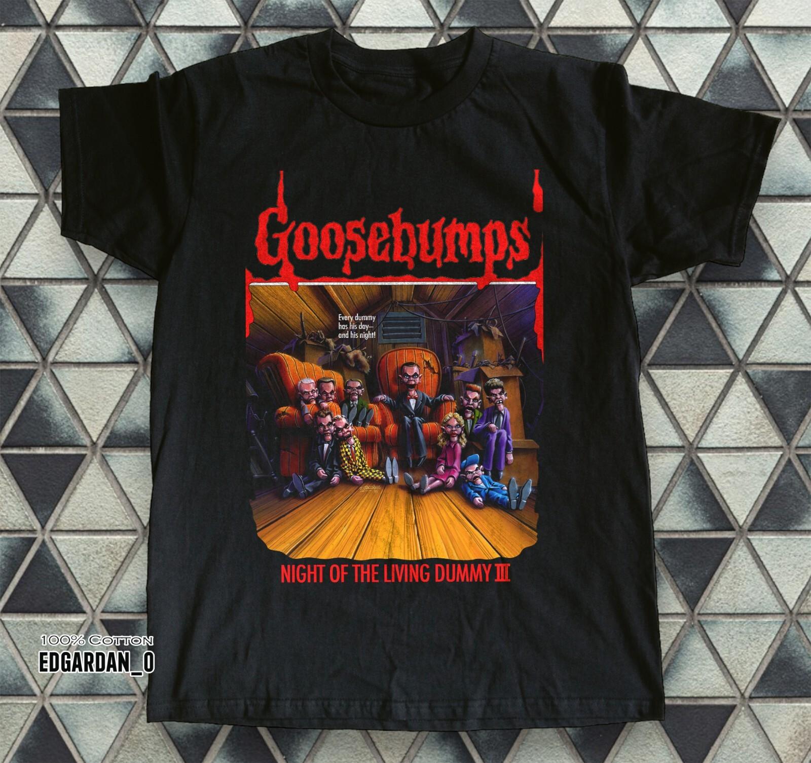 Goosebumps Night of the Living Dummy III Halloween T-shirt Size S-5XL S