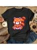 (Premium T-Shirt)Red Panda Games T-Shirt Wounisex Fashion Harajuku T Shirt Summer Cool Short Sleeve Hip Hop Top Tee