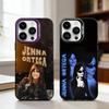 Schöne J-Jenna Ortega Schauspielerin Handyhülle Für iPhone17 16 15 14 13 12 Pro Max Grau Schwarz Matt Laser Metallic Aurora Funda