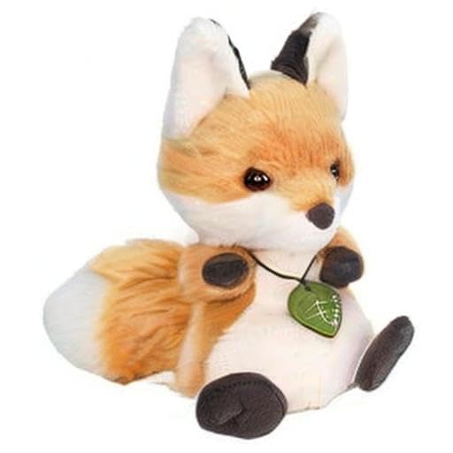 potte Plush Toys: Fox & Raccoon, Set of 2, Height 15cm