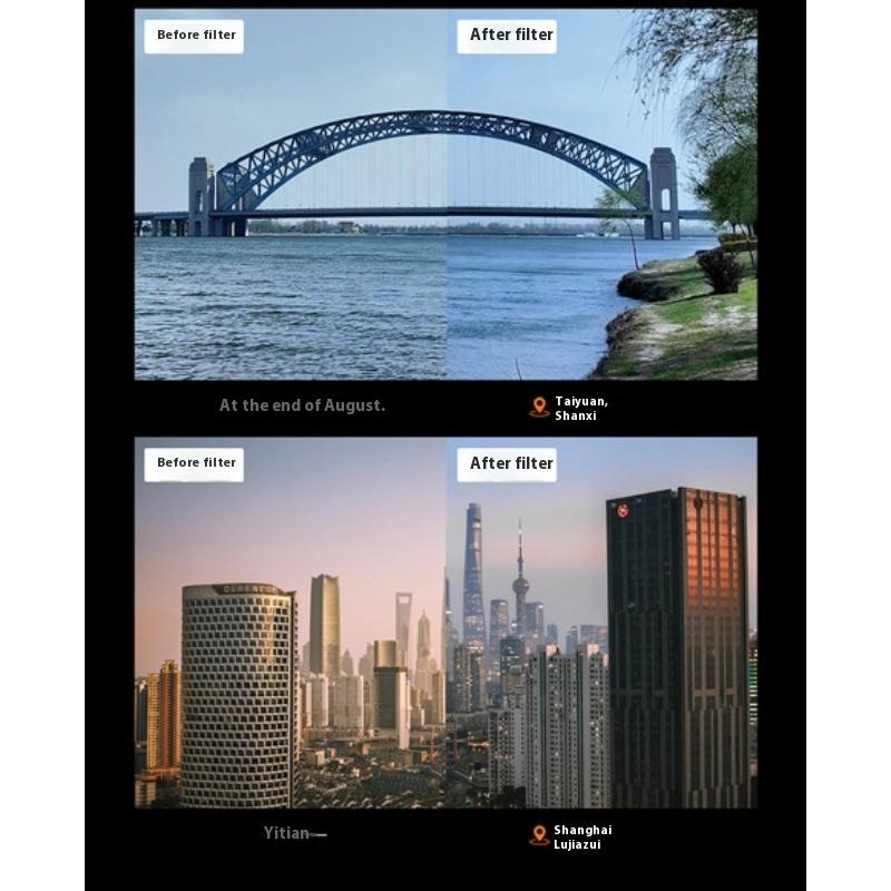 52MM CPL Filter Magnetic Circular Polarizer Camera Lens Clip Professional Phone Camera Lens & Storage Bag For Magsafe Phone 16