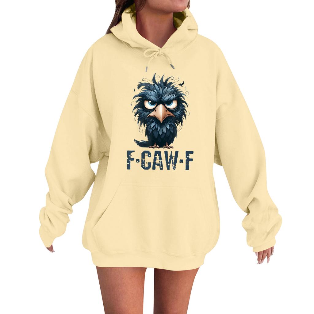 Women's Fashion Casual Long Sleeve Loose  Printed Sweatshirt