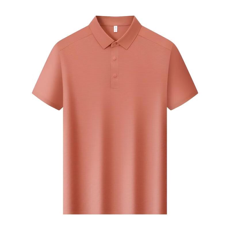 Qiaogerei Men s Cooling Textured Wrinkle-Free Polo Shirt S