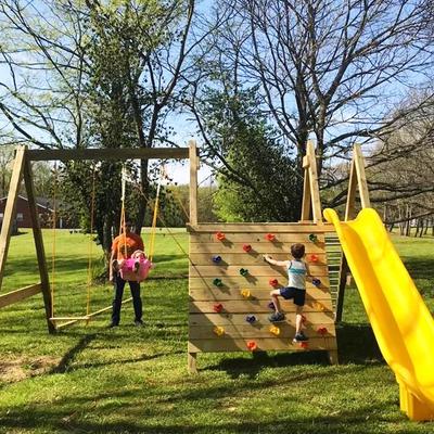 Kids Climbing Rock Wall Stones Games Hand Feet Holds Grip Kits Children Outdoor Indoor Sport Playground Plastic Hardware Toy