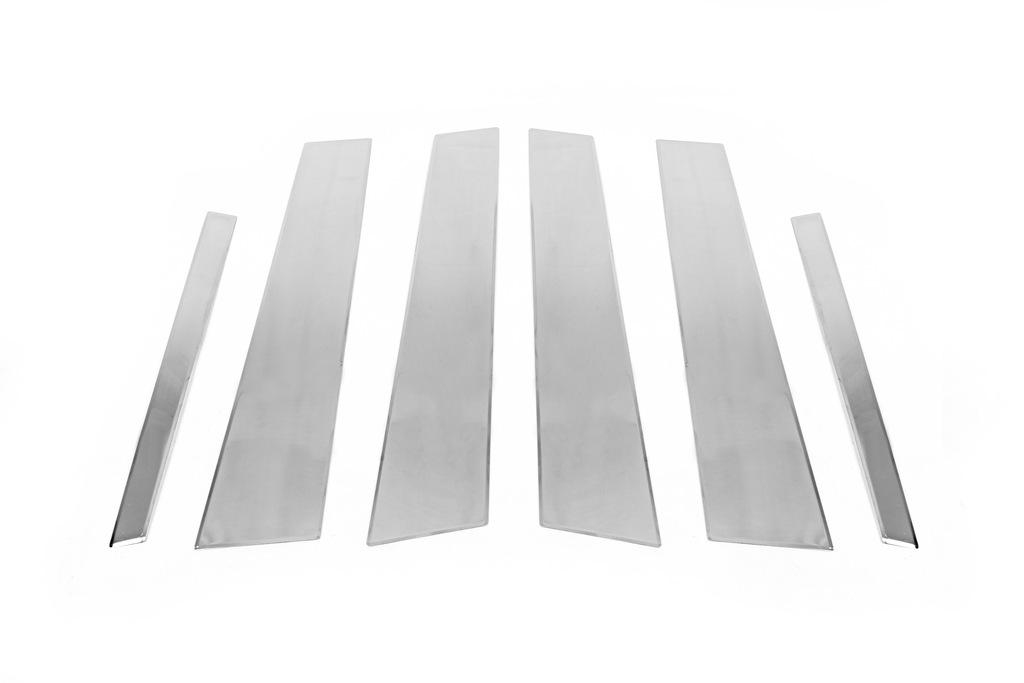 Накладки на стойки (нерж) для Mercedes E-сlass W213 2016-2023 гг