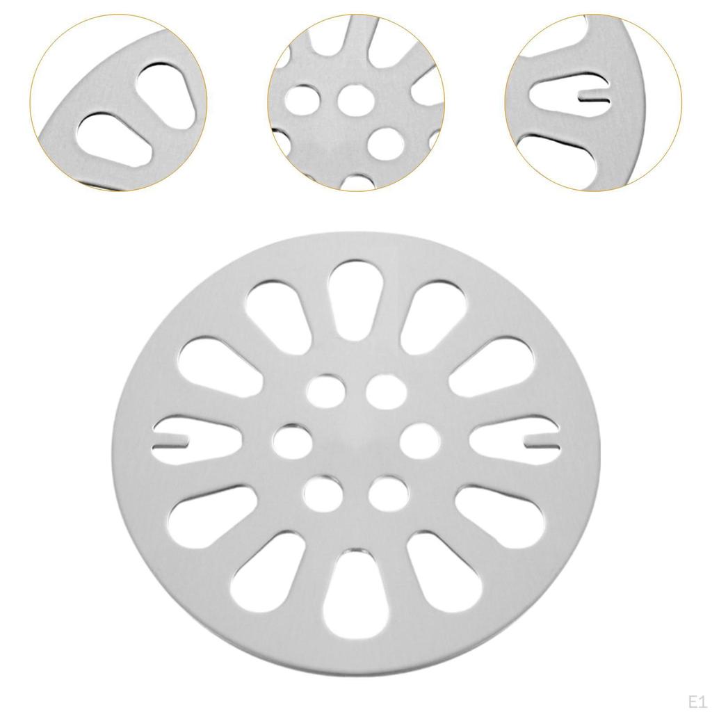 5 Pieces Floor Drain Cover Shower Drainer Hair Catcher Replacement Round