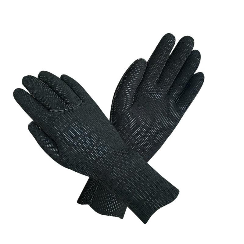 3mm-5mm Neoprene Diving Gloves, Warm Flexible Snorkeling Gloves, Anti-Cut Abrasion-Resistant for Swimming Fishing S