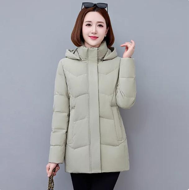 Authentic 2025 Girls' Thickened Hooded Winter Down Jacket