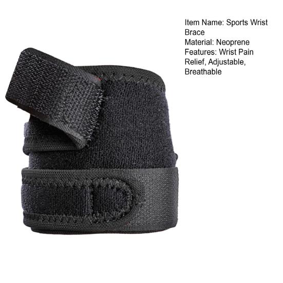Yousheng Sports Wrist Compression Strap for Men Women, Breathable Adjustable Wrist Support Wrap, Sprain Prevention Basketball Fitness Wrist Brace