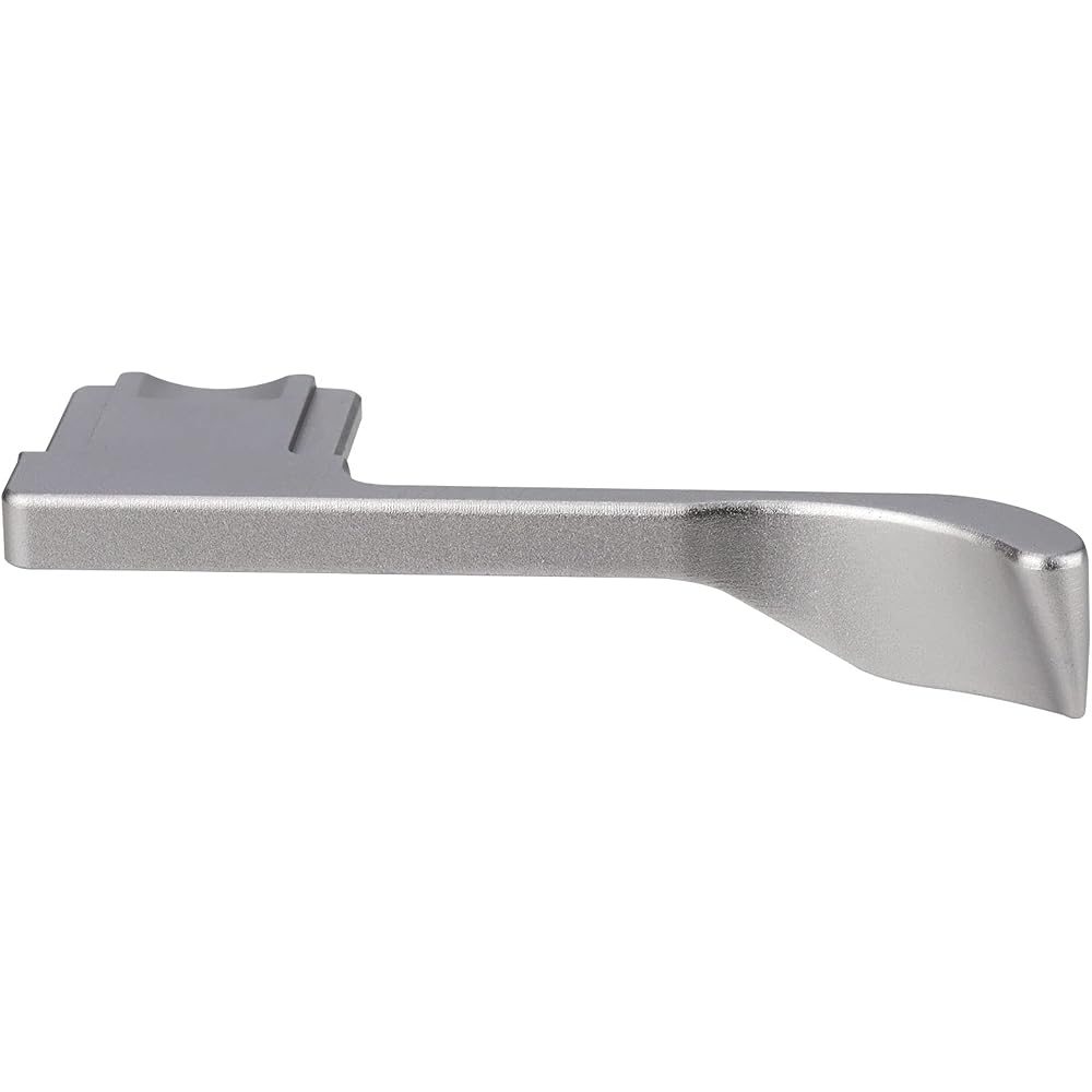 Haoge THB-X4S Hand Grip Metal Hot Shoe Thumb Rest for Fujifilm X-E4 Camera, Silver