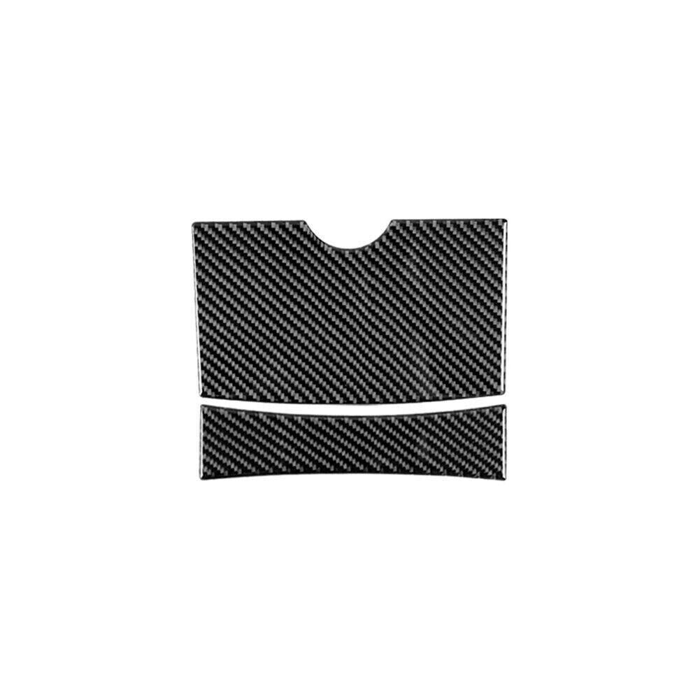 For Toyota Highlander 2008-2013 Carbon Fiber Interior Floor Console Cover Trim