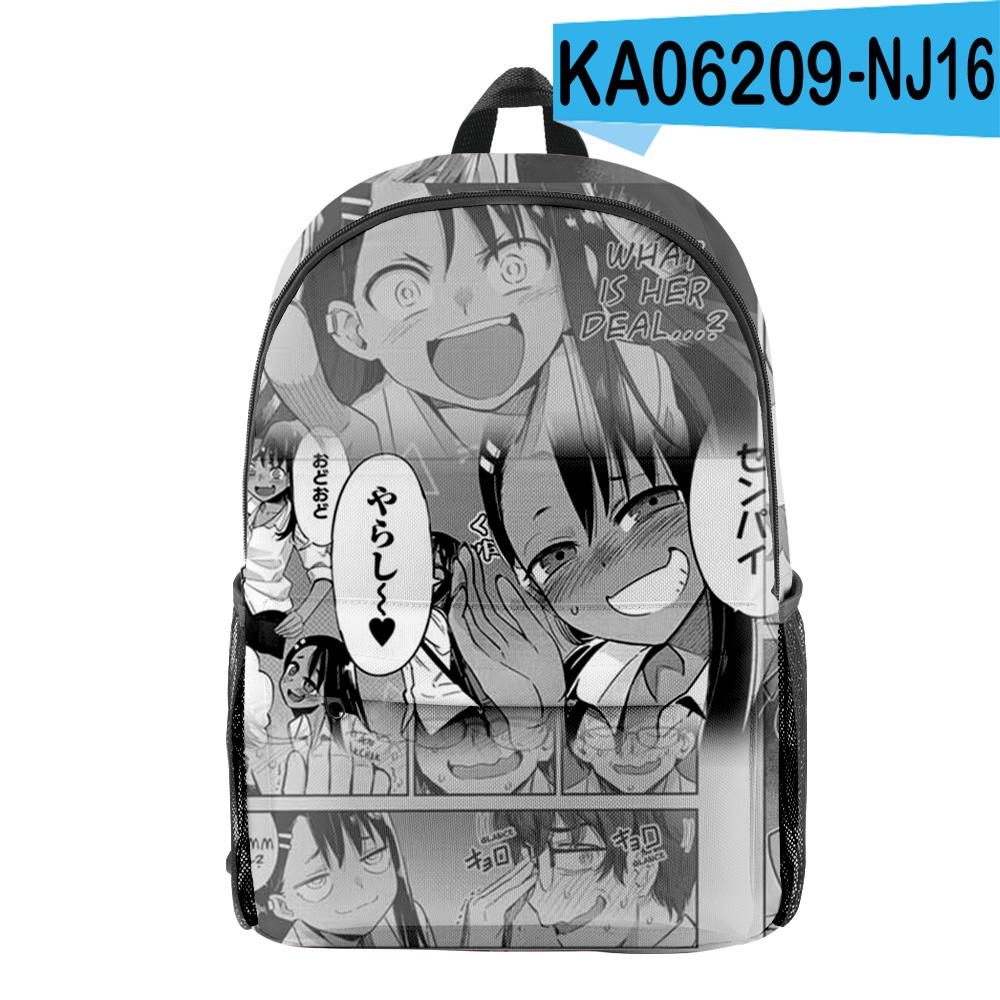 Sac à dos Cool Nouveauté Classique nagatoro pupil Sacs à dos pour Cahiers Impression 3D Oxford Imperméable Sacs à dos de Voyage pour Garçons/Filles