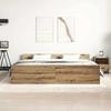 VidaXL Bed Frames Without Mattress Artisan Oak 160x200 Cm 3328755