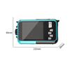 Automatic Flash Underwater Camera Waterproof Action Mini Camcorder 1080P Cam Outdoor Snorkeling Camping Travel Camera