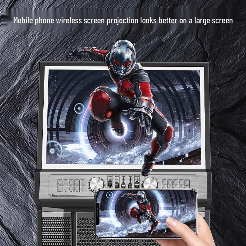 SAST All-in-One Portable KTV Sound System with Display CN Plug (adapter Included)