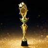 Golden Plastic Winners Award Cup Victory Cups Trophies Award Cup Ideal For School Sports Day And Community Tournaments