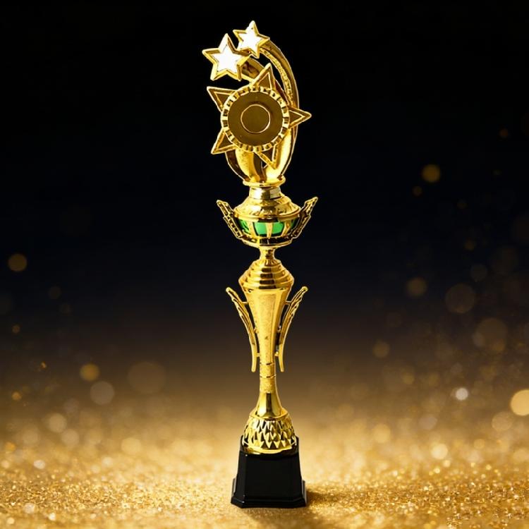 Golden Plastic Winners Award Cup Victory Cups Trophies Award Cup Ideal For School Sports Day And Community Tournaments