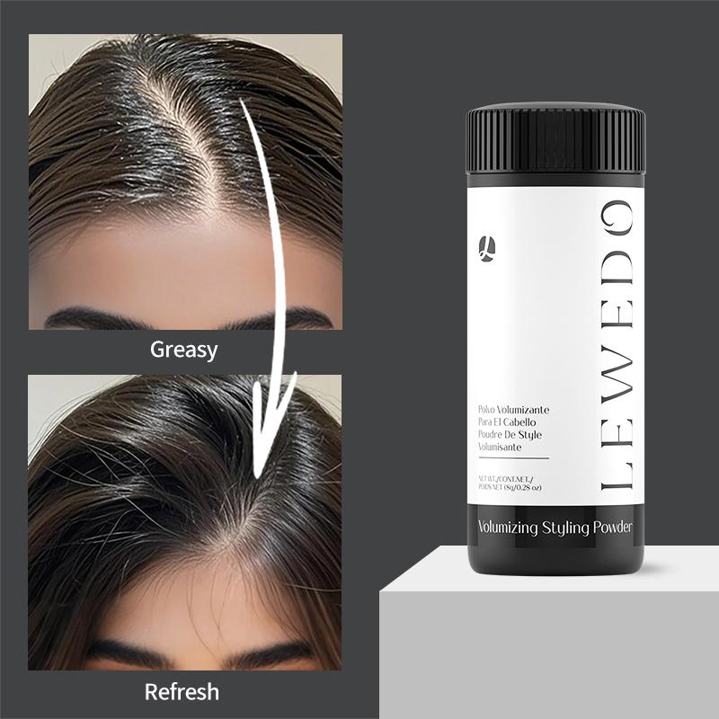 Haar Flauschiges Puder Haarschnitt Design Erhöht Haarvolumen Frizz Fixiert Langanhaltendes Modell Erfrischend Männer Und Frauen Haarstyling Puder