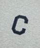 COVERNAT WOMAN C-Logo Sweatshirt Melange Grau