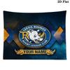 Custom Name Leeds Rhinos2 Printed Tapestry – Wall Hanging for Bedrooms, Dorms, and Home Decor