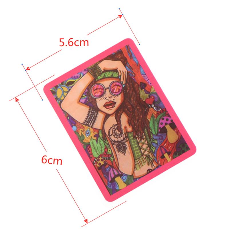 50Pcs Psychedelic Hippie Art Sticker Classic Toy For Skateboard Fridge Laptop Decoration