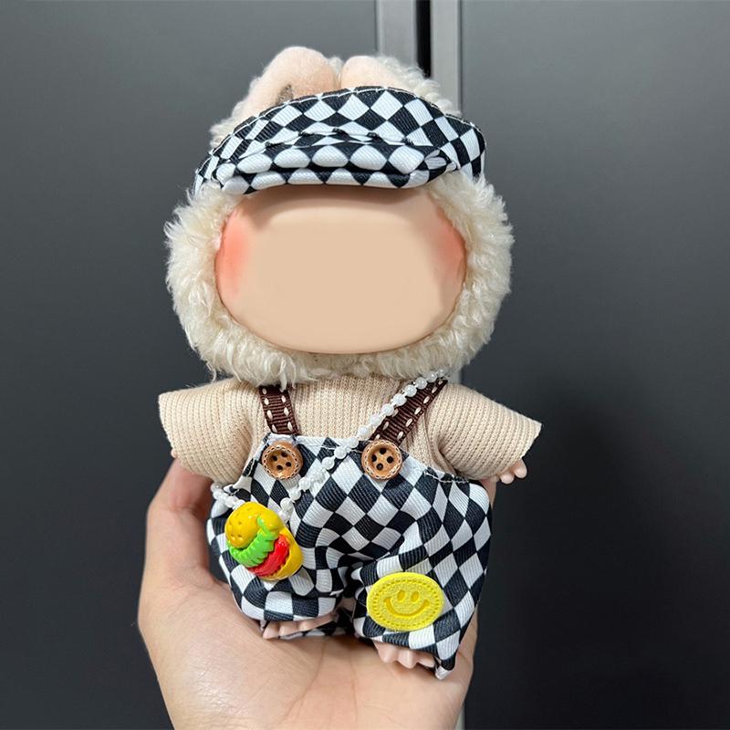 Doll Clothing Decoration Set For 17Cm Plush Vinyl Labubu Stylish Outfit Clothes Sports Leisure Suit Labubu Outfit Accessories