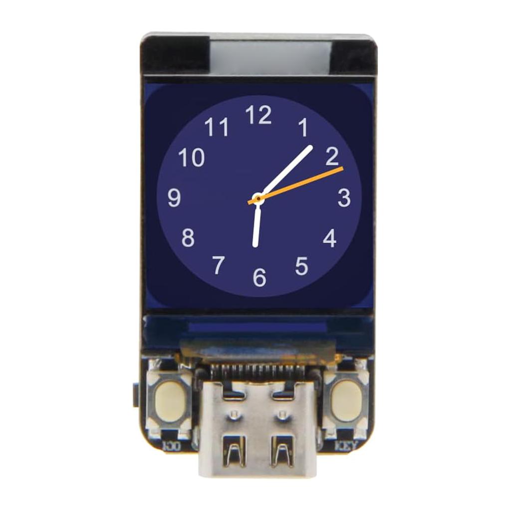 Colorful 12x128IPS LCD Screen Module Board T-QT ESP32S3 GC9A01 Development Board 262K 240MHz Clock Frequency