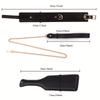 13pcs BDSM Bondage Fun Set For Adult Restraint, Leather Handcuffs, Ankle Cuffs, Eye Mask, Mouth Plugs Ball Gag For Couples Flirting Sex Toys
