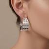 Elegant C-Shaped Hollow Round Stainless Steel Stud Earrings - Trendy, Versatile, and Unique High-End Ear Jewelry