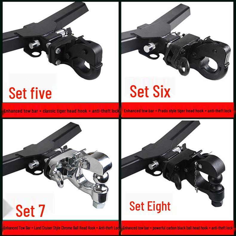 Toyota FJ Cruiser Modified Rear Trailer Hitch & Tow Hook Bracket