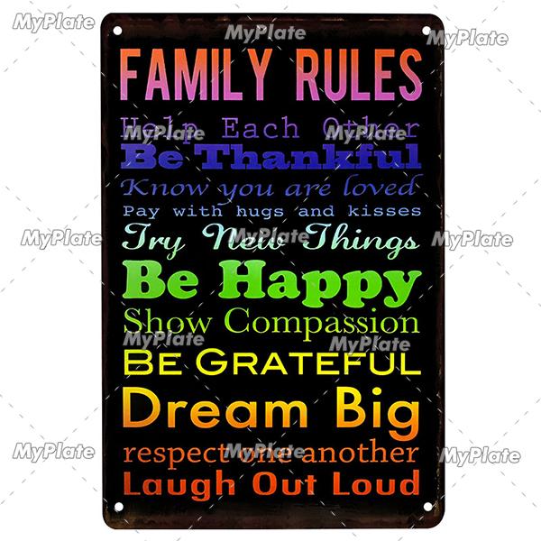 [MyPlate] LOVE Metal Sign Vintage Plaque Tin Sign Plate Wall Decor For Bar Club Man Cave Art Painting Gift