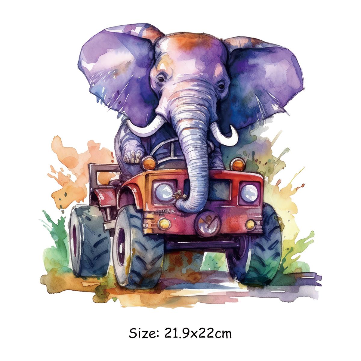 

Термонашивка Happy Animals, теплопередача, толстовки «сделай сам», наклейка на одежду, Parches Ropa, рюкзак, термоперенос, жираф, шимпанзе